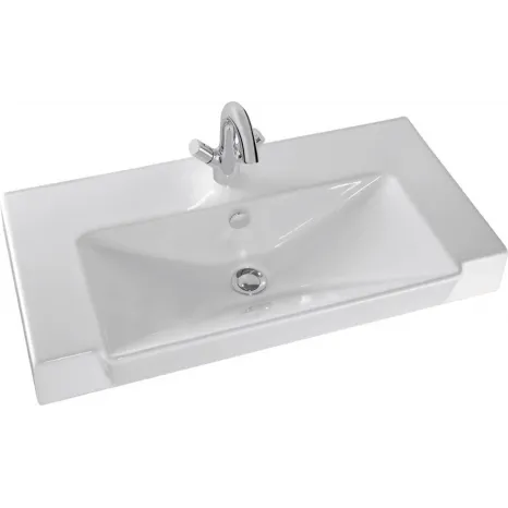 Раковина-столешница Jacob Delafon Reve E4803-00, 80 x 41 см, цвет белый