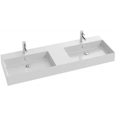 Раковина Jacob Delafon Vivienne, EXX112-00, 140 см, двойная, белая