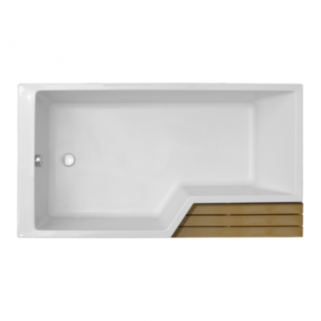 Ванна акриловая Jacob Delafon Bain Douche Neo E6D002-00 170 х 90 х 70 см, левая/правая