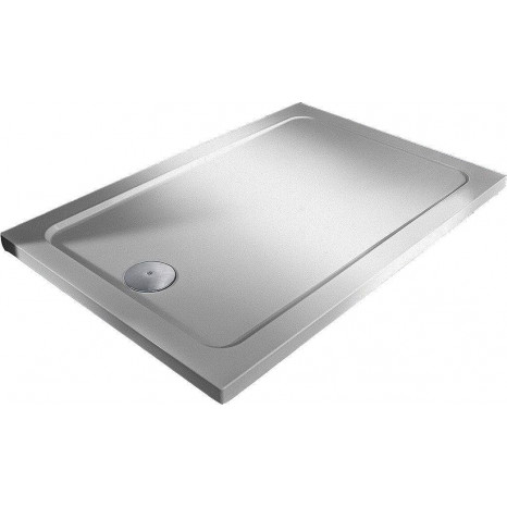 Поддон акриловый Jacob Delafon Flight Safe Couleur 160 x 90 x 4, E62482-F-S21, матовый серебристый сатин, с антискользящим покрытием