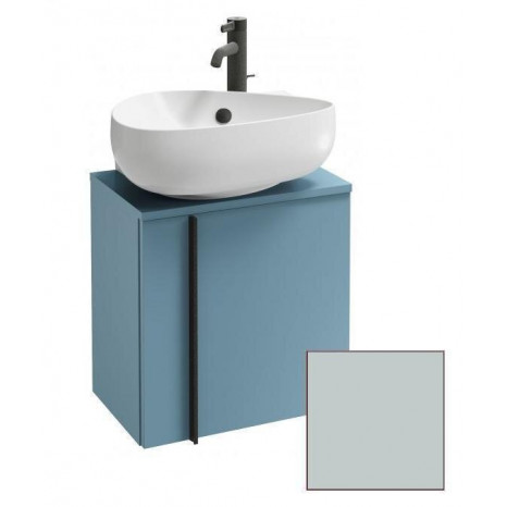 Тумба под раковину Jacob Delafon Nouvelle Vague 45 см, EB3045D-G73, цвет голубой шторм глянцевый, петли справа