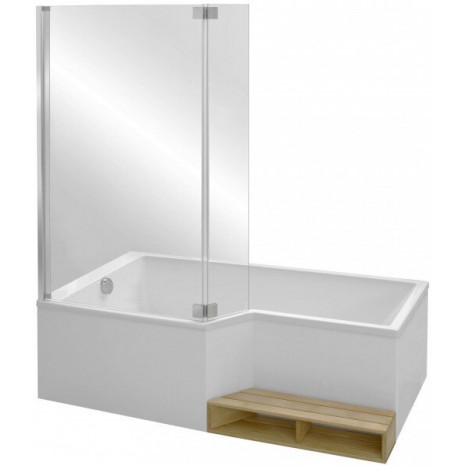 Ванна акриловая Jacob Delafon Bain Douche Neo E6D004L-00 180 х 90 х 70, левая