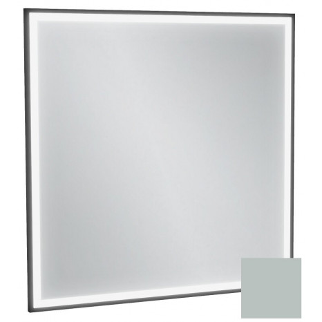 Зеркало Jacob Delafon Allure EB1435-S51, 80 х 80 см, с подсветкой, бесконтактным выключателем, лакированная рама миндальный сатин