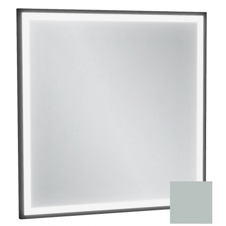 Зеркало Jacob Delafon Allure EB1433-S51, 60 х 60 см, с подсветкой, бесконтактным выключателем, лакированная рама миндальный сатин