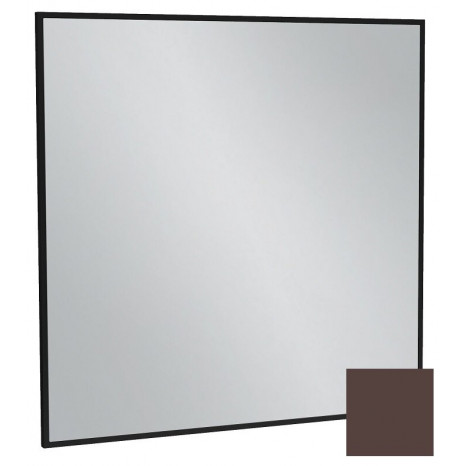 Зеркало Jacob Delafon Silhouette EB1425-F32, 80 х 80 см, лакированная рама ледяной коричневый сатин