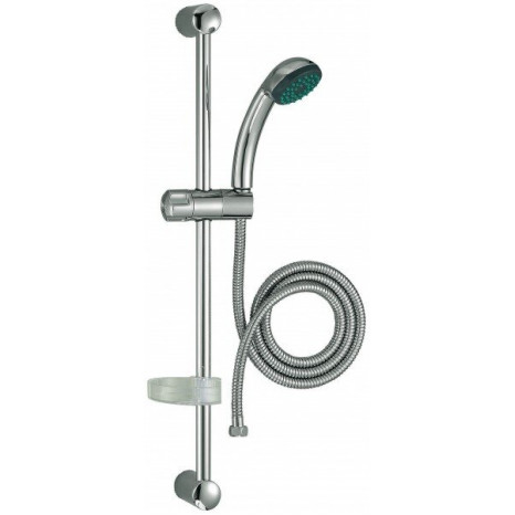 Душевой гарнитур Jacob Delafon Eco E14320-CP, хром, со штангой 60 см