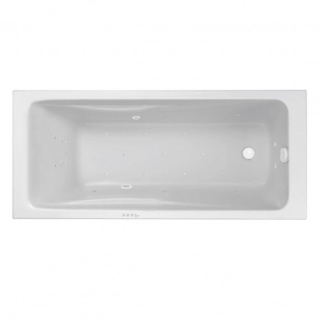 Гидромассажная акриловая ванна Jacob Delafon Odeon Up E60491RU-00 ULTRA NANO WH, 170 x 75 см, белая, форсунки белые