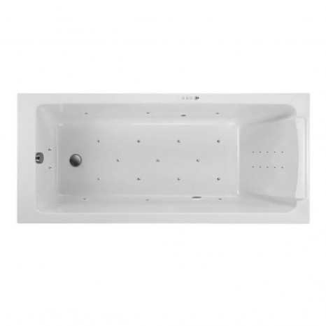 Гидромассажная акриловая ванна Jacob Delafon Sofa E60515RU-01 ULTRA NANO CR, 170 x 75 см, каркас в подарок, белая, форсунки хром